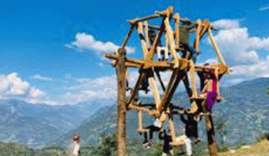 चर्खे पिङ संरक्षणमा स्थानीय