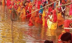 पोखराको चार स्थानमा छठपूजा गरिँदै