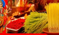 चौथो दिन पनि नवदुर्गाको प्रसादस्वरुप टीका र जमरासहित आशीर्वाद थाप्ने क्रम जारी