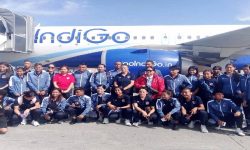 नेपाली महिला फुटबल टोली भारत प्रस्थान