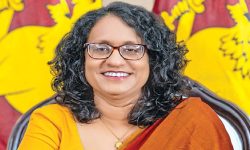 श्रीलङ्काकी प्रधानमन्त्री हरिनी अमरसुरिया भारत भ्रमणमा