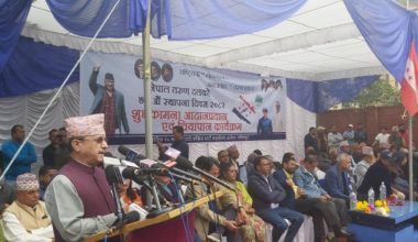 संविधानको रक्षाका लागि समर्पित हुन आग्रह कांग्रेस कार्यवाहक सभापति खड्काको आग्रह