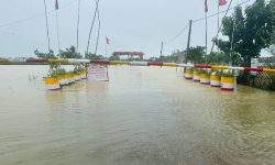 भारी वर्षाका कारण रौतहटको महेशपुर गाउँ डुबानमा