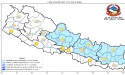 मनसुनी र स्थानीय वायुको प्रभाव क्रमशः कमजोर हुँदै