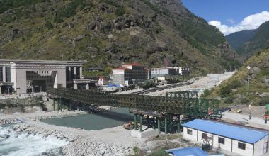 ल्हेन्दे खोलामा मितेरी पुलको पुनः निर्माण अन्तिम चरणमा