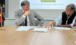 इलामका बाढीपीडितलाई जर्मनीको सहयोग