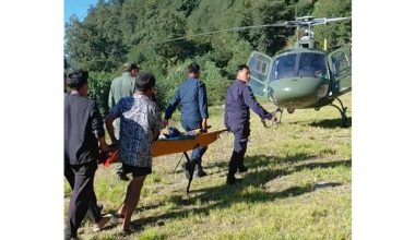 गर्भवतीको समयमै हवाई उद्धार हुँदा …