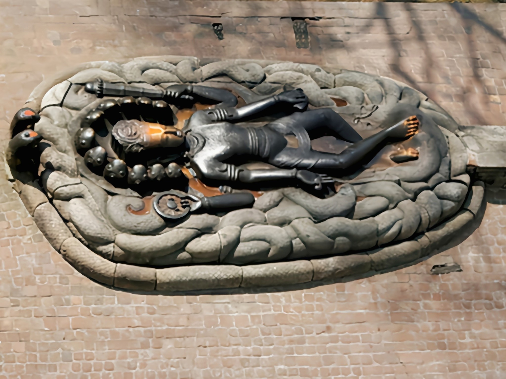 हनुमान ढोका दरबार भित्रको जलशयन नारायण