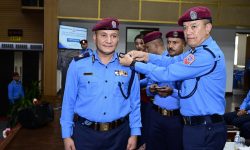 नेपाल प्रहरीका पाँच प्रहरी नायब महानिरीक्षकलाई दर्ज्यानी चिह्न प्रदान