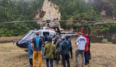 मनासलु क्षेत्रमा घाइते भएक पर्यटकको उद्वार