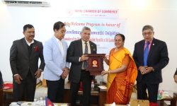 व्यापार सहजीकरण एवं हवाईसेवा विस्तारका लागि चेम्बरले गर्‍याे श्रीलङकाका राजदूतसँग छलफल