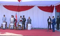 राष्ट्रपतिसमक्ष मधेस प्रदेशका प्रदेश प्रमुख कर्णको शपथ