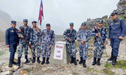 उत्तरी क्षेत्र नेपाल-चीन सीमास्तम्भको निरीक्षण