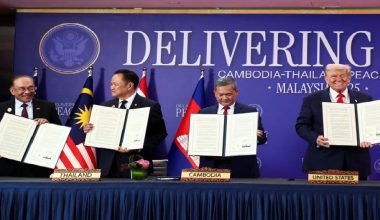 थाइल्यान्डद्वारा कम्बोडियासँगको शान्ति सम्झौता स्थगित