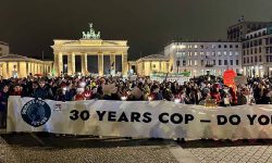 ब्राजिलमा जारी कोप ३० मा प्रदर्शनकारीको मार्च