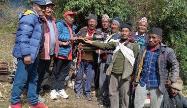 नाचगानबाट सङ्कलित रकम सडक निर्माणमा सहयोग