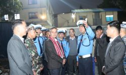 गृहमन्त्री अर्यालद्वारा उपत्यका ट्राफिक प्रहरी कार्यालयको निरीक्षण अनुगमन