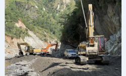 क्षतिग्रस्त बिपी राजमार्गमा स्थायी पुन:निर्माण सुरु