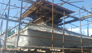 फेवातालस्थित तालाराही मन्दिर पुनर्निर्माण अन्तिम चरणमा