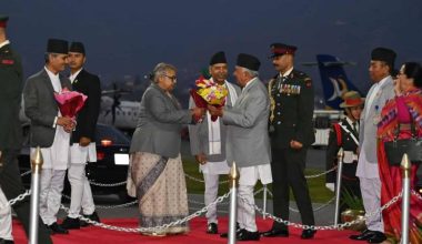 राष्ट्रपति पौडेल स्वदेश फिर्ता