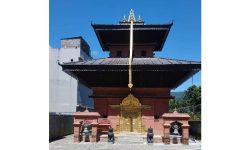 पोखरामा बन्यो भैरव मन्दिर