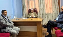 माओवादी केन्द्रका संयोजक दाहाल र नेकपा एसका अध्यक्ष नेपालबीच छलफल