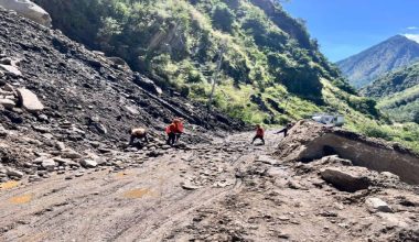 स्याफ्रुबेँसी–रसुवागढी अन्तरराष्ट्रिय राजमार्ग मर्मत सुरु