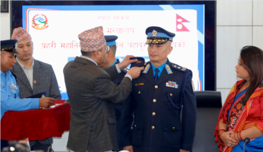 प्रहरीको मनोबल बढाउँदै जनअपेक्षा पूरा गर्ने नवनियुक्त प्रहरी महानिरीक्षक कार्कीको प्रतिबद्धता