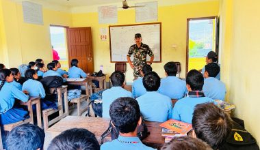 प्रकृति संरक्षणसम्बन्धी सचेतना जगाउँदै सेना