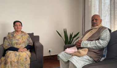 पूर्वराष्ट्रपतिद्वय यादव र भण्डारीबीच भेटवार्ता