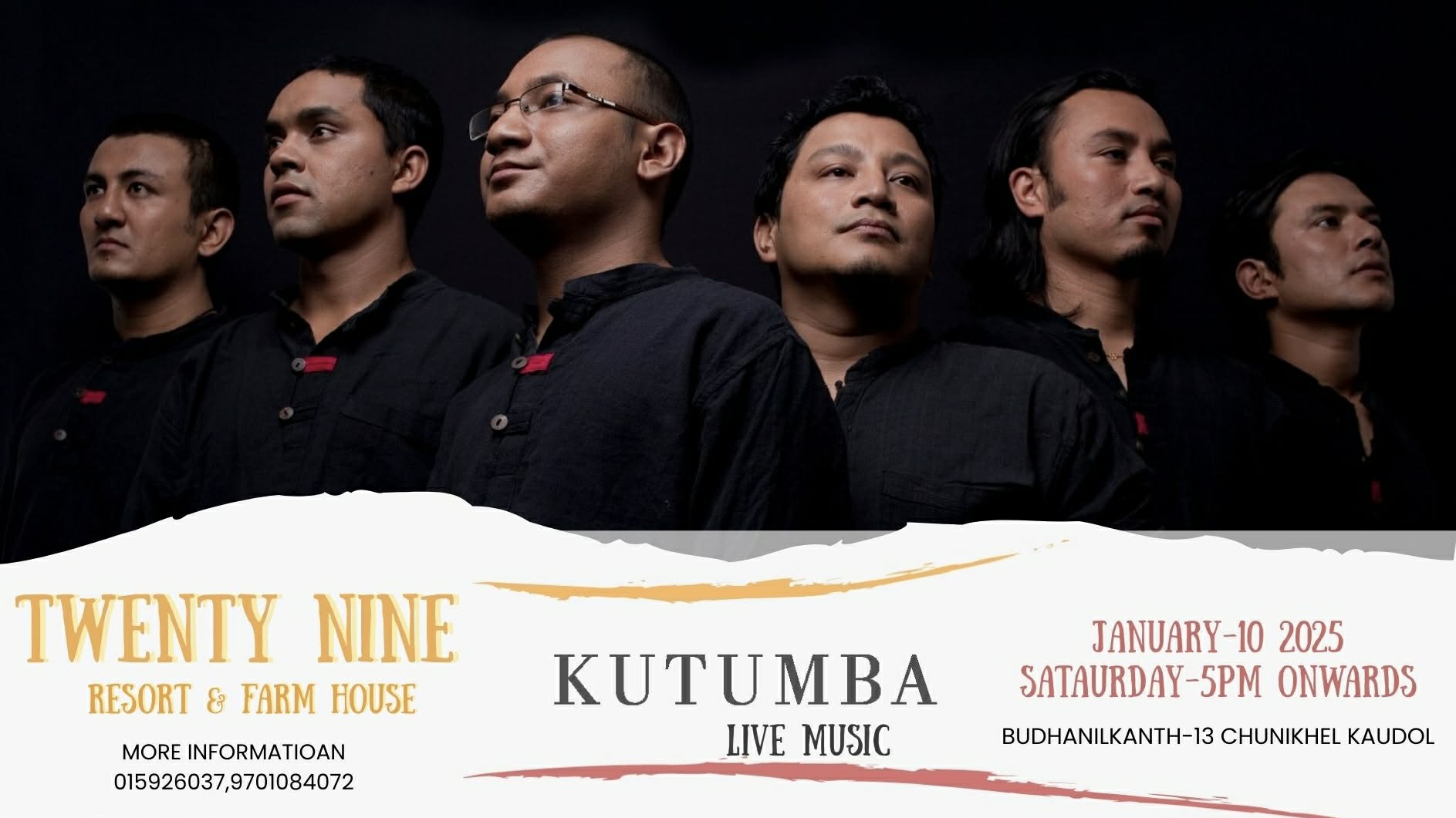 बूढानीलकण्ठको कौडोलमा पुस २६ मा ‘कुटुम्ब’को लाइभ म्युजिक