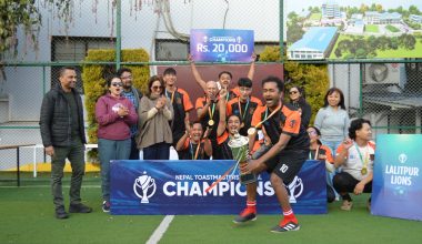 नेपाल टोस्टमास्टर्स फुटसल प्रतियोगिता सिजन ३ सम्पन्न, खेल र समुदायको उत्सव