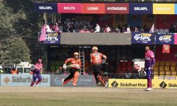 एनपिएल : चितवनले जनकपुरलाई दियाे १७७ रनको लक्ष्य