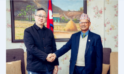 कृषिमन्त्री डा परियार र राजदूत चेन सङबीच भेटवार्ता