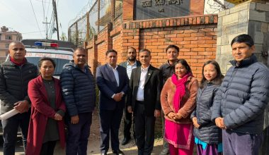 गृहमन्त्री अर्यालद्वारा सानोठिमीस्थित बाल सुधार गृहको निरीक्षण