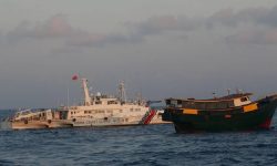 चीनद्वारा अवैध रूपमा आफ्नो जल क्षेत्रमा प्रवेश गरेको आरोपमा जापानी जहाजलाई निष्कासन