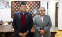 प्रधानमन्त्री कार्कीसँग राष्ट्रियसभा अध्यक्ष भेट, अधिवेशन बोलाउन र सुविधा कटौती नगर्न आग्रह