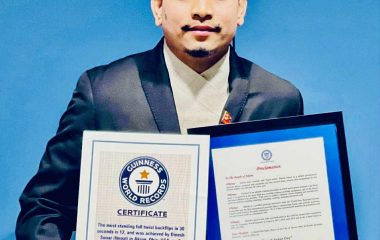 गिनिज वल्र्ड रेकर्ड धारक सुनारलाई खेल विज्ञानमा मानार्थ विद्यावारिधि