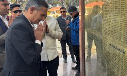 गृहमन्त्री अर्यालद्वारा राष्ट्रिय सहिद तथा शान्ति पार्कको अवलोकन, जेनजी सहिदका नामावली राख्नेबारे छलफल