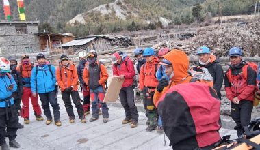 पर्यटन बोर्डद्वारा मनाङमा सातौं आइस क्लाइम्बिङ तालिम सुरु