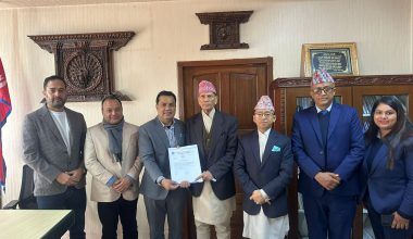 परराष्ट्रमन्त्री बालानन्द शर्मासँग भेट