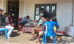 जलथलका सन्थाल समुदायमा नियमित बचत अभियान