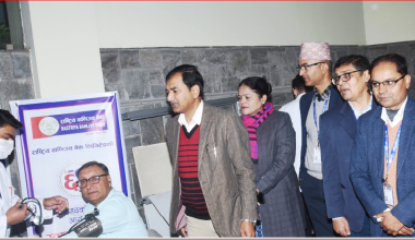 राष्ट्रिय वाणिज्य बैंकद्वारा रक्तदान तथा निःशुल्क स्वास्थ्य शिविर सम्पन्न