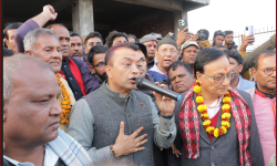 सर्लाही पुगेका सभापति थापाले भने- म मधेस बुझ्न आएको हुँ