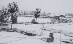 बैतडी र बागलुङमा बाक्लो हिमपात, जनजीवन प्रभावित