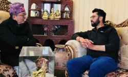 सभापति लामिछाने र राप्रपा अध्यक्ष लिङ्देनबीच भेटवार्ता