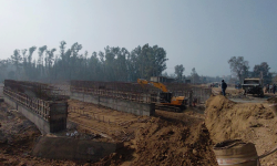 बाँकेको खजुरापिडारी नालामा बहुकोष्ठ कल्भर्ट निर्माण सुरु