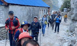 एक वर्षमा १५ हजार विदेशी पर्यटकले गरे मनास्लु भ्रमण