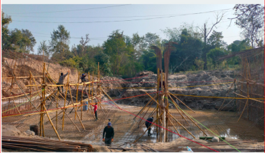 टोटी खोलामा पक्की पुल निर्माण थालियो