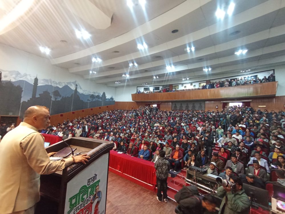 कांग्रेसले भ्रष्टाचारमा मुछिएका व्यक्तिको नाता र नेता हेर्दैन : सभापति थापा